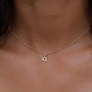 ✨✨Dainty Small Gold Star Of David Necklace✨✨
